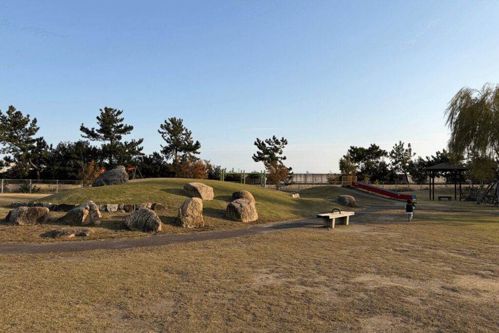 広々としたエコパーク甲子園浜の風景(2025年11月)