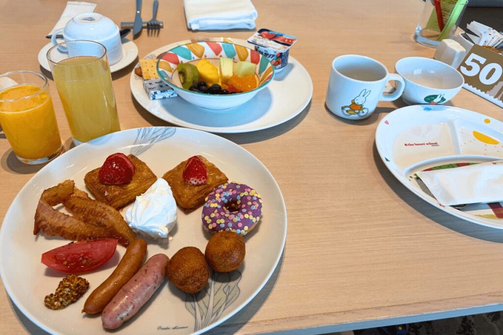 大阪マリオット都ホテルのレストラン「COOKA」にでの朝食内容