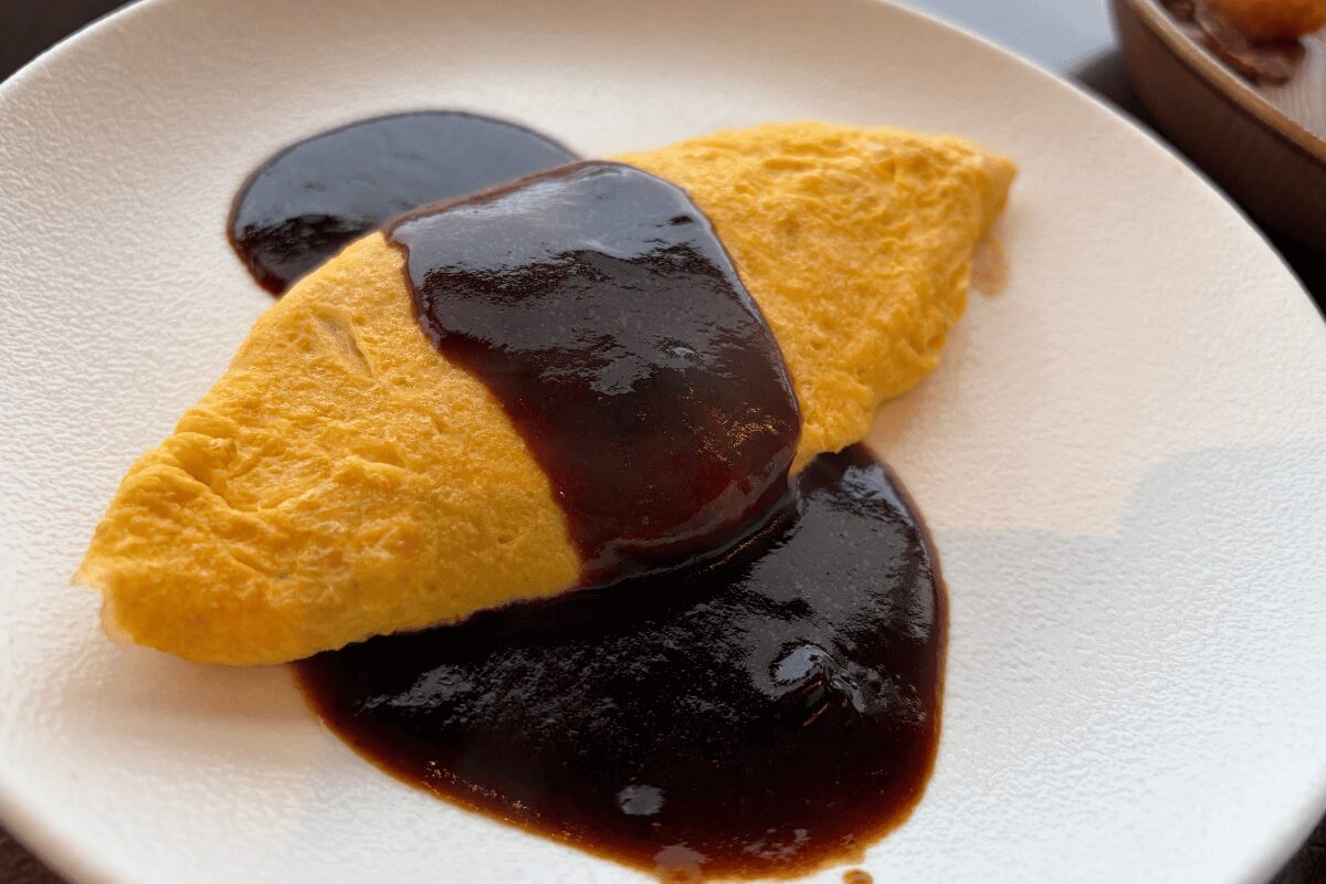 神戸マリオットホテル 朝食ライブキッチンのオムレツ