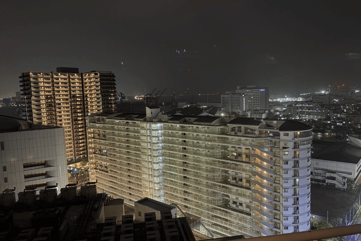 神戸マリオットホテル 客室からの夜景