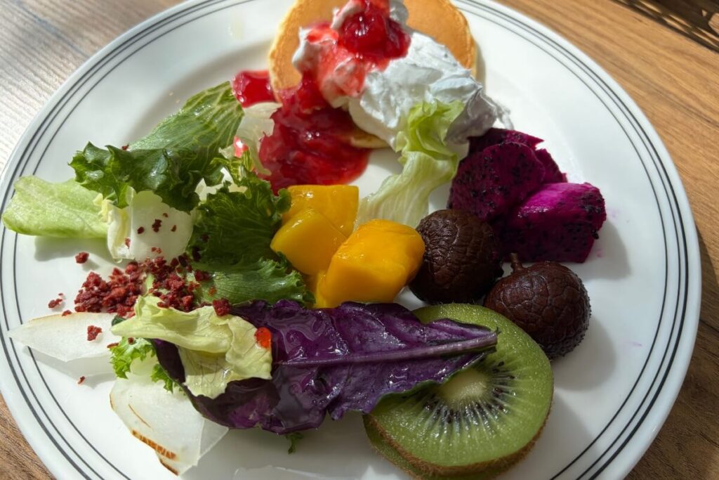 ルネッサンスリゾート オキナワの朝食のプレート