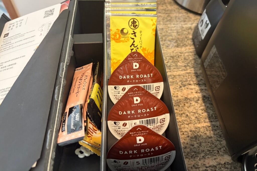 ルネッサンスリゾート オキナワの客室のさんぴん茶