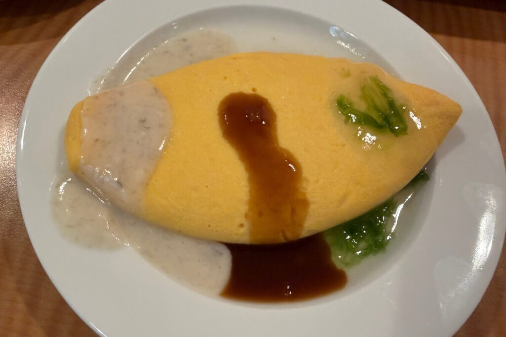 シェラトン沖縄の朝食ビュッフェのオムレツ